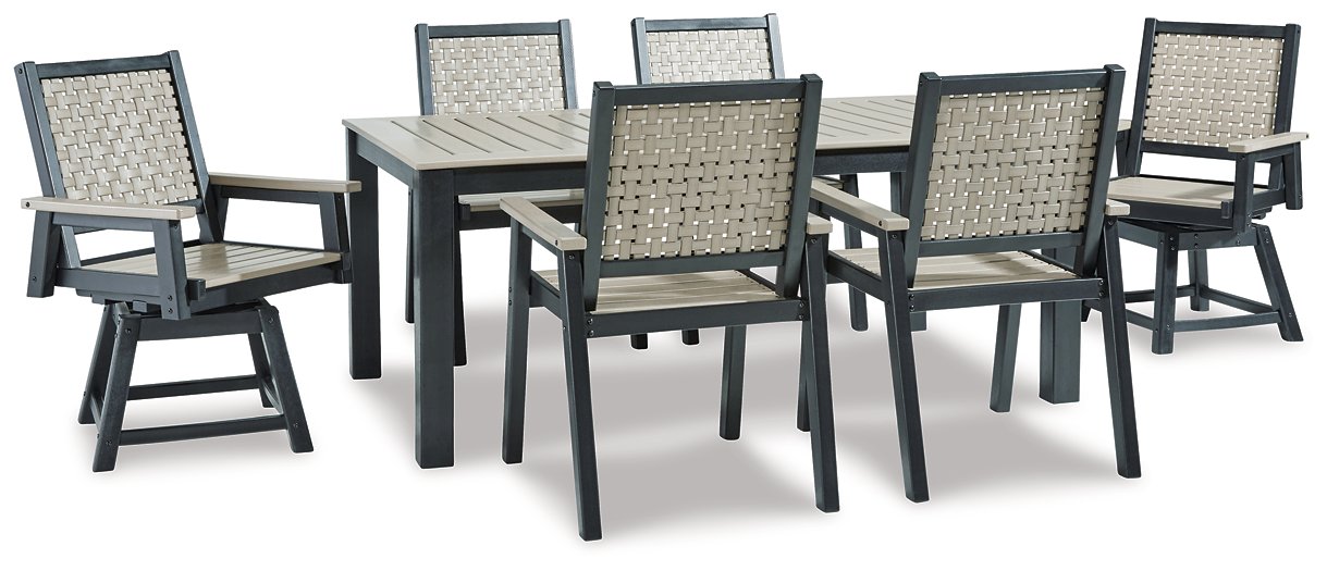 Mount Valley Outdoor Dining Set - World Furniture Gallery (Newark, CA)