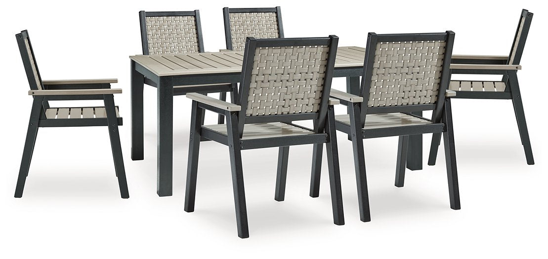 Mount Valley Outdoor Dining Set - World Furniture Gallery (Newark, CA)