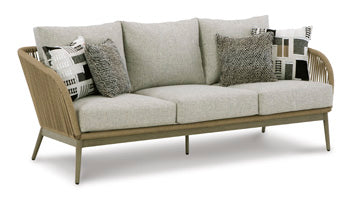 Swiss Valley Outdoor Sofa with Cushion - World Furniture Gallery (Newark, CA)