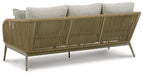 Swiss Valley Outdoor Sofa with Cushion - World Furniture Gallery (Newark, CA)