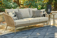 Swiss Valley Outdoor Sofa with Cushion - World Furniture Gallery (Newark, CA)