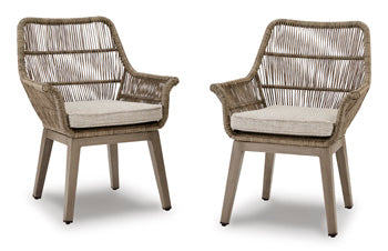 Beach Front Arm Chair with Cushion (Set of 2) - World Furniture Gallery (Newark, CA)