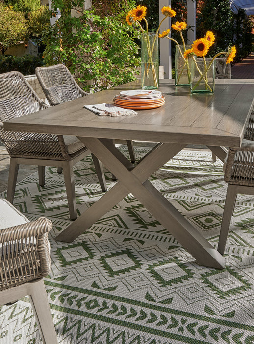 Beach Front Outdoor Dining Set - World Furniture Gallery (Newark, CA)