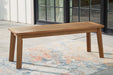 Janiyah Outdoor Dining Bench - World Furniture Gallery (Newark, CA)