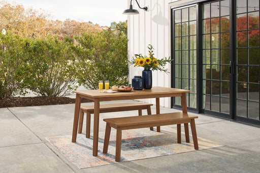 Janiyah Outdoor Dining Set - World Furniture Gallery (Newark, CA)