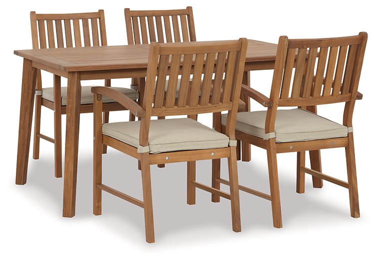 Janiyah Outdoor Dining Set - World Furniture Gallery (Newark, CA)