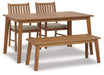 Janiyah Outdoor Dining Set - World Furniture Gallery (Newark, CA)