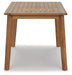 Janiyah Outdoor Dining Table - World Furniture Gallery (Newark, CA)