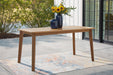 Janiyah Outdoor Dining Table - World Furniture Gallery (Newark, CA)