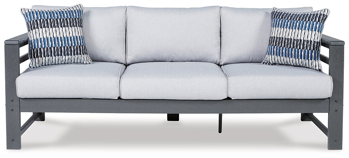 Amora Outdoor Sofa with Cushion - World Furniture Gallery (Newark, CA)