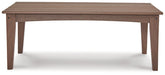 Emmeline Outdoor Coffee Table - World Furniture Gallery (Newark, CA)