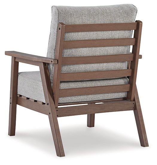 Emmeline Outdoor Lounge Chair with Cushion (Set of 2) - World Furniture Gallery (Newark, CA)