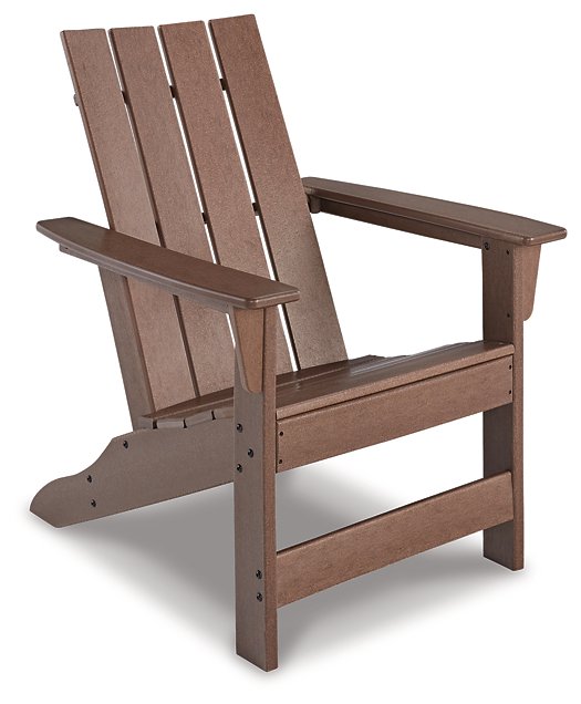 Emmeline Outdoor Adirondack Chairs with Tete-A-Tete Connector - World Furniture Gallery (Newark, CA)