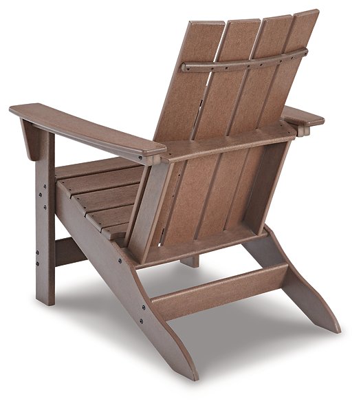 Emmeline 2 Adirondack Chairs with Tete-A-Tete Table Connector - World Furniture Gallery (Newark, CA)