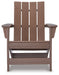 Emmeline 2 Adirondack Chairs with Tete-A-Tete Table Connector - World Furniture Gallery (Newark, CA)