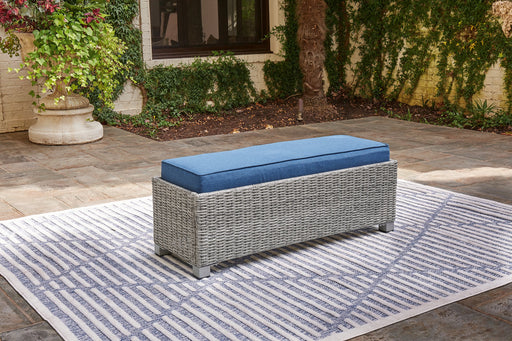 Naples Beach Outdoor Bench with Cushion - World Furniture Gallery (Newark, CA)