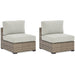 Calworth Outdoor Sectional with Ottoman - World Furniture Gallery (Newark, CA)