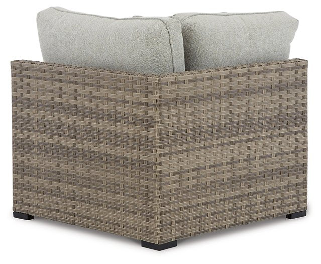 Calworth Outdoor Corner with Cushion (Set of 2) - World Furniture Gallery (Newark, CA)