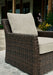 Brook Ranch Outdoor Lounge Chair with Cushion - World Furniture Gallery (Newark, CA)