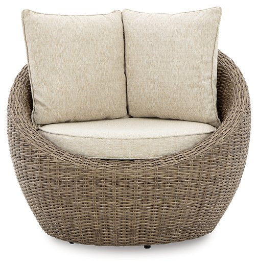 Danson Swivel Lounge with Cushion (Set of 2) - World Furniture Gallery (Newark, CA)