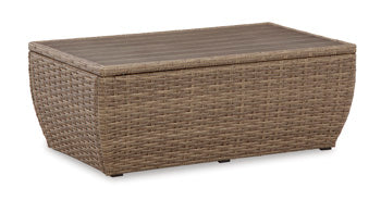 Sandy Bloom Outdoor Coffee Table - World Furniture Gallery (Newark, CA)