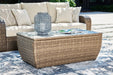 Sandy Bloom Outdoor Coffee Table - World Furniture Gallery (Newark, CA)