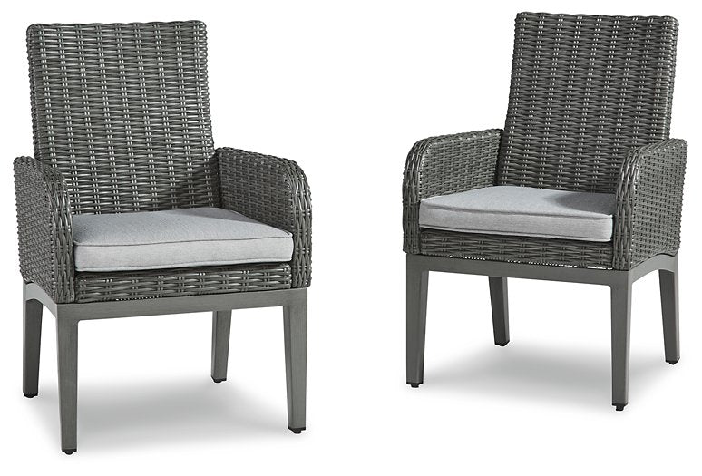 Elite Park Arm Chair with Cushion (Set of 2) - World Furniture Gallery (Newark, CA)