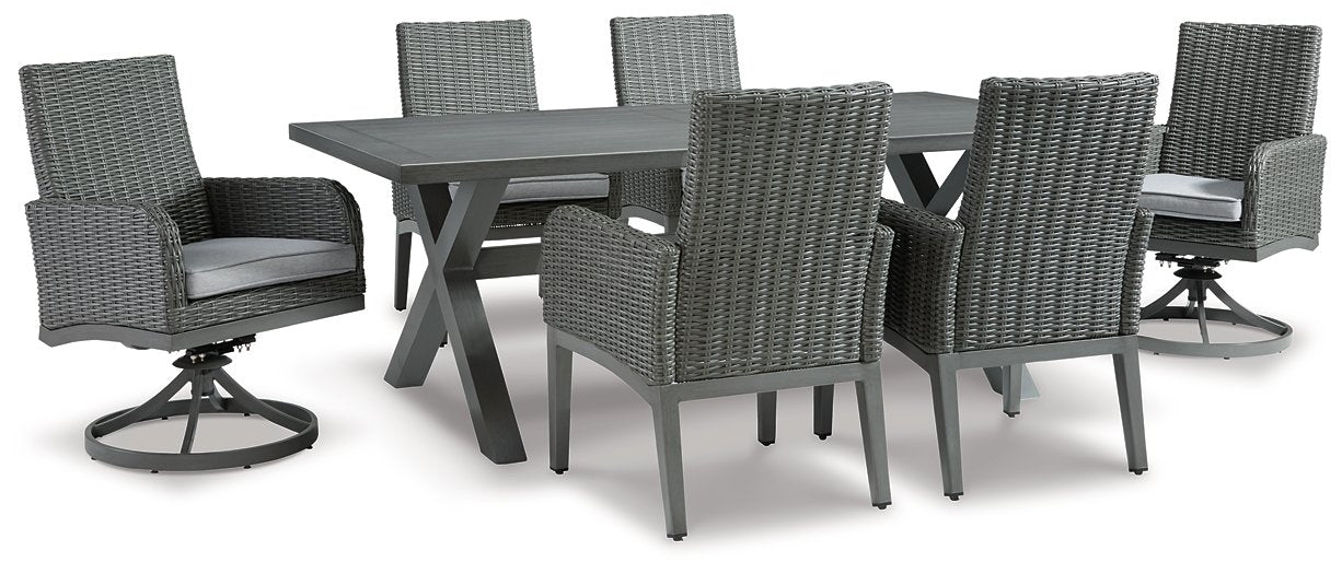 Elite Park Outdoor Dining Set - World Furniture Gallery (Newark, CA)