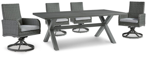 Elite Park Outdoor Dining Set - World Furniture Gallery (Newark, CA)