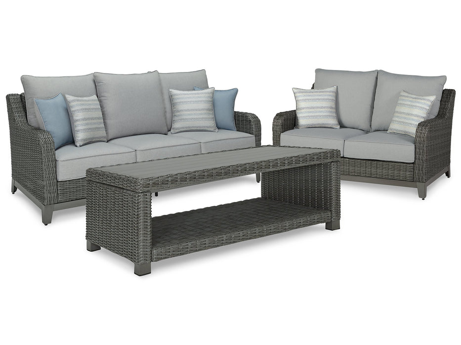 Elite Park Outdoor Seating Set - World Furniture Gallery (Newark, CA)