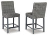 Palazzo Outdoor Barstool (Set of 2) - World Furniture Gallery (Newark, CA)