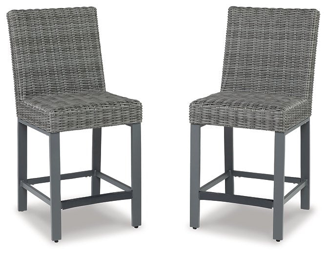 Palazzo Outdoor Barstool (Set of 2) - World Furniture Gallery (Newark, CA)