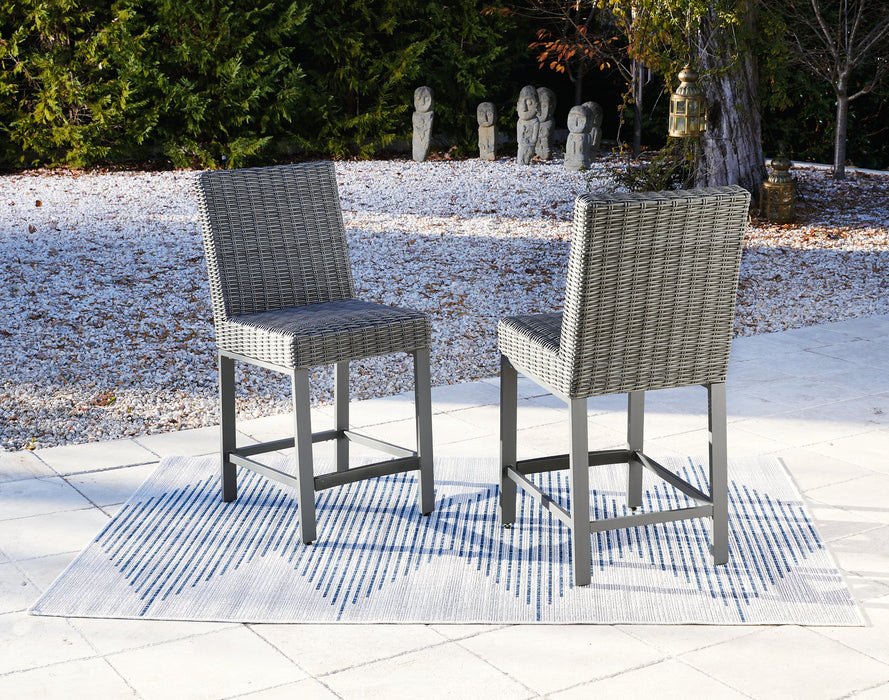 Palazzo Outdoor Barstool (Set of 2) - World Furniture Gallery (Newark, CA)