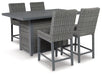 Palazzo Outdoor Counter Height Dining Table with 4 Barstools - World Furniture Gallery (Newark, CA)