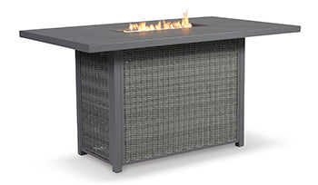 Palazzo Outdoor Bar Table with Fire Pit - World Furniture Gallery (Newark, CA)