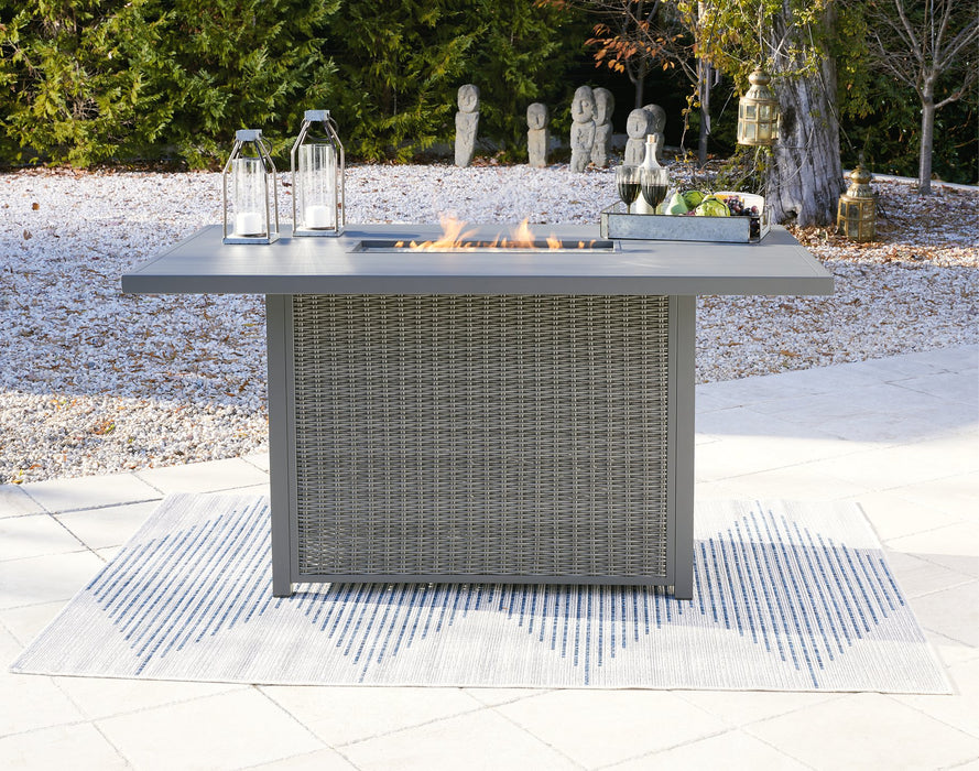 Palazzo Outdoor Bar Table with Fire Pit - World Furniture Gallery (Newark, CA)