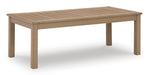 Hallow Creek Outdoor Coffee Table - World Furniture Gallery (Newark, CA)