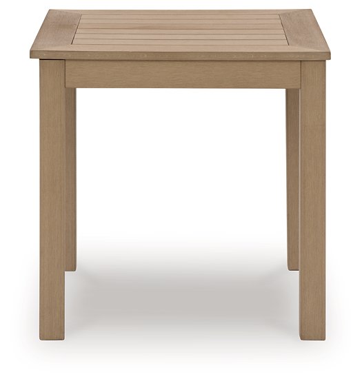 Hallow Creek Outdoor End Table - World Furniture Gallery (Newark, CA)