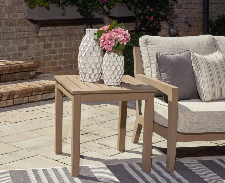 Hallow Creek Outdoor End Table - World Furniture Gallery (Newark, CA)