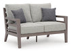 Hillside Barn Outdoor Loveseat with Cushion - World Furniture Gallery (Newark, CA)