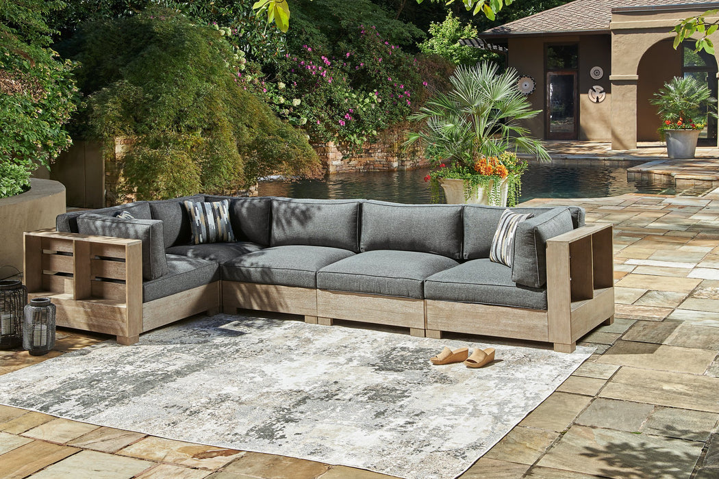 Citrine Park Outdoor Sectional - World Furniture Gallery (Newark, CA)