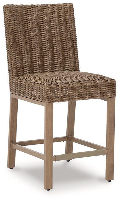 Walton Bridge Outdoor Bar Stool (Set of 2) - World Furniture Gallery (Newark, CA)