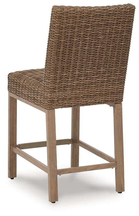 Walton Bridge Outdoor Bar Stool (Set of 2) - World Furniture Gallery (Newark, CA)