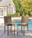 Walton Bridge Outdoor Bar Stool (Set of 2) - World Furniture Gallery (Newark, CA)