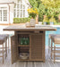 Walton Bridge Outdoor Bar Table with Fire Pit - World Furniture Gallery (Newark, CA)