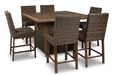 Paradise Trail Outdoor Bar Table Set - World Furniture Gallery (Newark, CA)