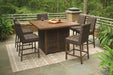 Paradise Trail Outdoor Bar Table Set - World Furniture Gallery (Newark, CA)