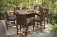 Paradise Trail Outdoor Bar Table Set - World Furniture Gallery (Newark, CA)