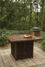 Paradise Trail Bar Table with Fire Pit - World Furniture Gallery (Newark, CA)