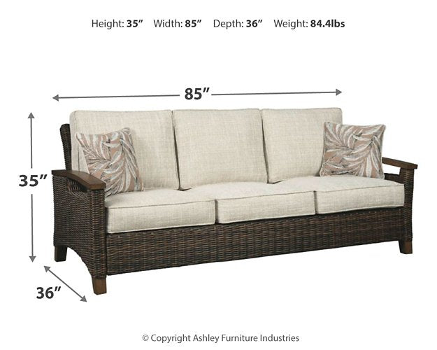 Paradise Trail Sofa with Cushion - World Furniture Gallery (Newark, CA)